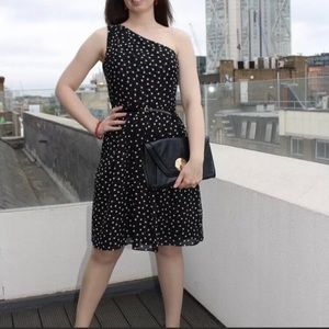 WHBM black/white cocktail dress